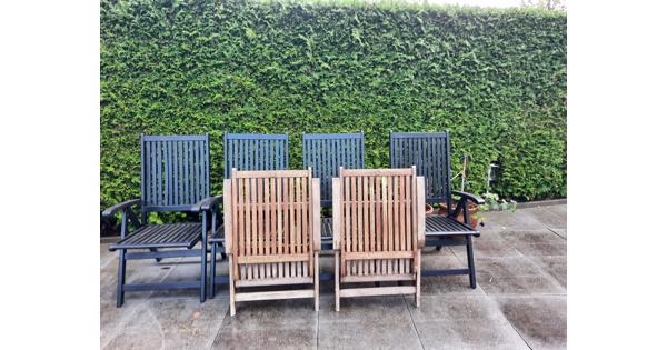 Gratis houten tuinstoelen